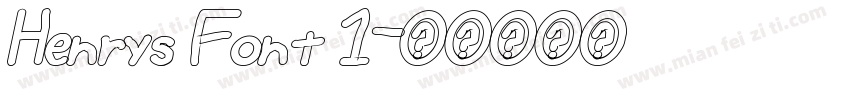 Henrys Font 1字体转换